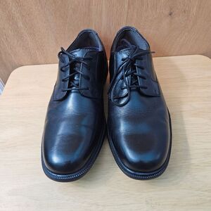 Nunn Bush Black Oxford Dress Shoes with Polish Mens 10